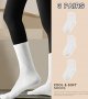 Womens Crew Socks Size 6-9 LightWeight Thin Casual Calf Socks (3 Pairs)