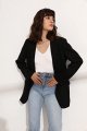 Womens Casual Blazers Open Front Long Sleeve Work Office No Buckle Jackets Blazer